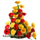 Basket of 20 Mix color gerberas