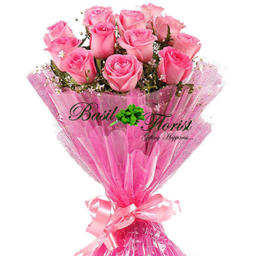 Dashing Pink (12 pink Roses)
