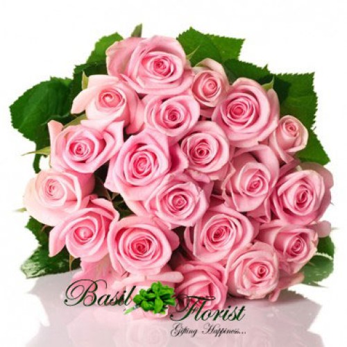 Soft Melody (20 pink roses)