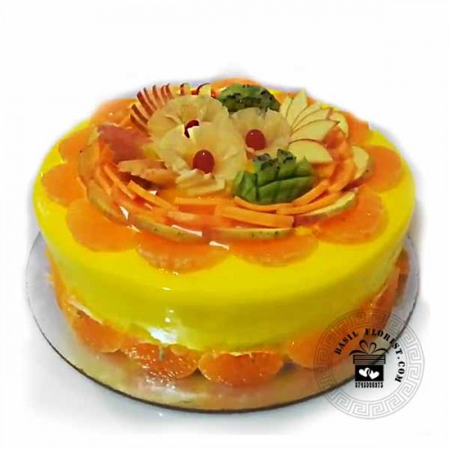 Mix Fruit Vanilla Cake