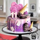 Designer White Chocolate Cake