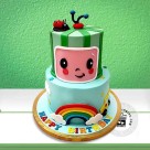 Cocomelon 2 tire Cake