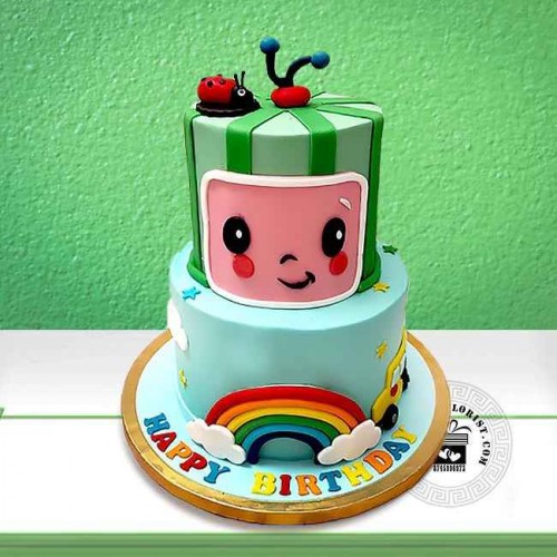 Cocomelon 2 tire Cake