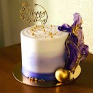 Violet Elegance Cake