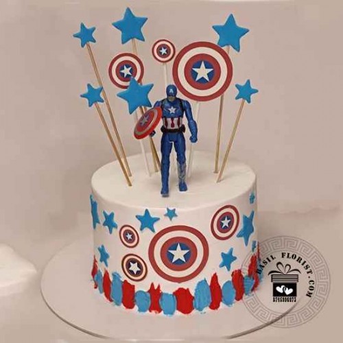Captain America Cake D23141