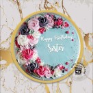 Floral Birthday Cake for Sister