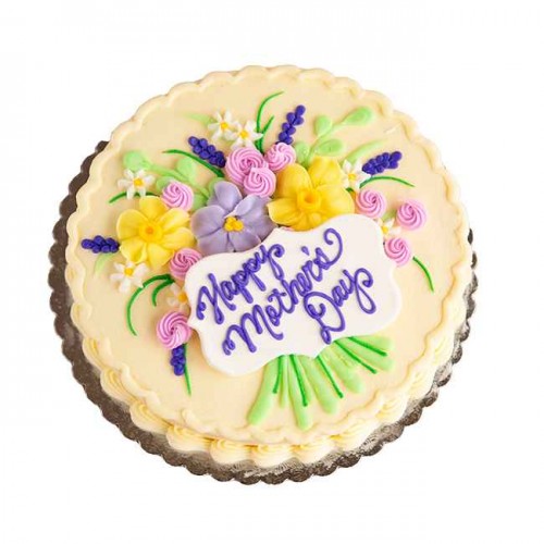 Mother's Day Blooms: A Floral Delight Cake