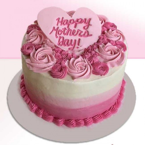 Pink Floral Mother's Day Cake
