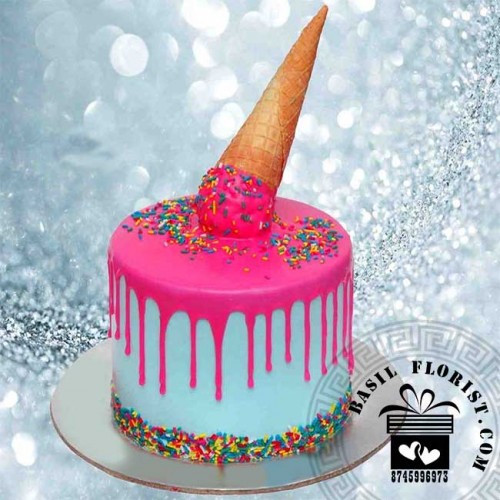 Ice Cream Cone Cake D2012305