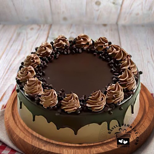 Plane Choco-chips Cream chocolate Cake