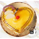 Butter Scotch Heart Cake