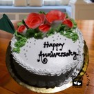 Pineapple Flavor Anniversary Cake