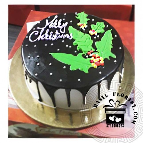 Christmas-Cho-Vanilla Cake