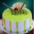 Kiwi Gel Cake