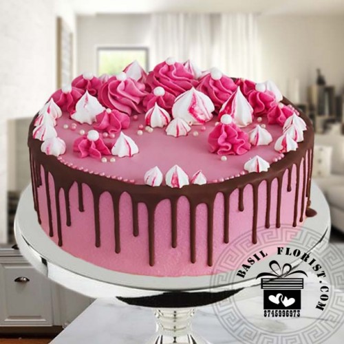 Strawberry White Chocolate Cake