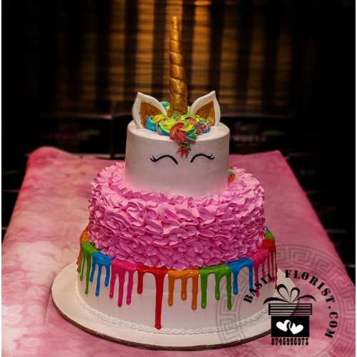 Unicorn Three Layer Cake