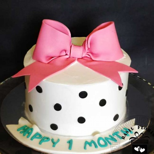 Pink Bow CakeD21010409
