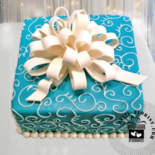 Ribbon Square Cake D2151903