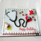 Doctor Cake Square Shape