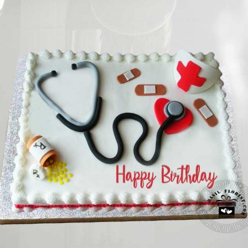 Doctor Cake Square Shape
