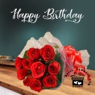 10 Red Roses Bunch (Regular)