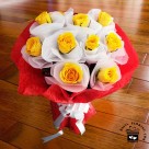 Yellow Aron Roses (10 roses)