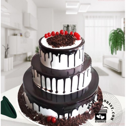 Black Forest 3 Tire Cake