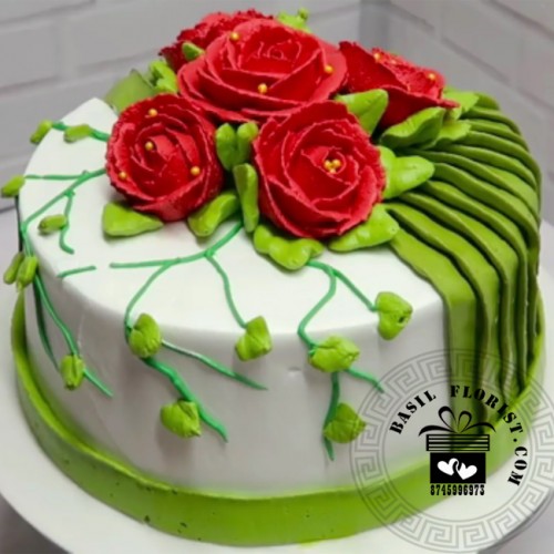 Rose & Laces Cake