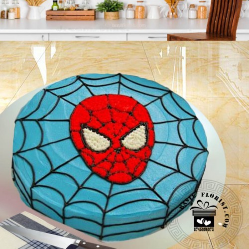 Spider man round Cake