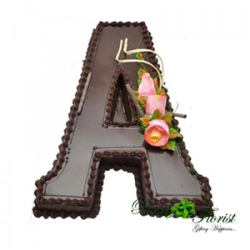 Alphabate Chocolate Cake (A-Z)