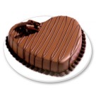 Chocolate Truffle Cake (Heart Shape)