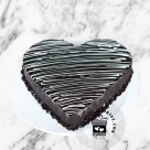 Chocolate heart cake