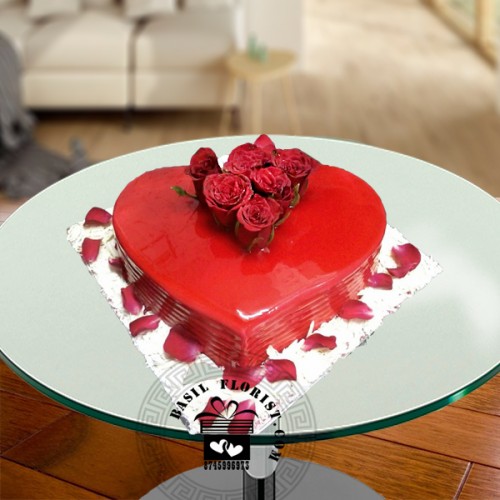 Valentine Rose Cake