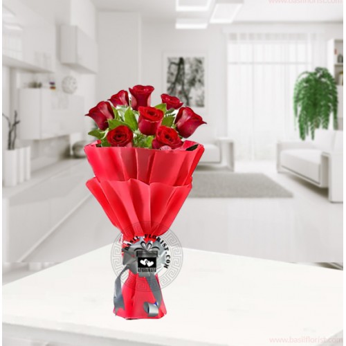 01 Arrio (8 red roses)