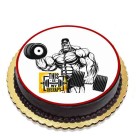 Gym Photo Cake