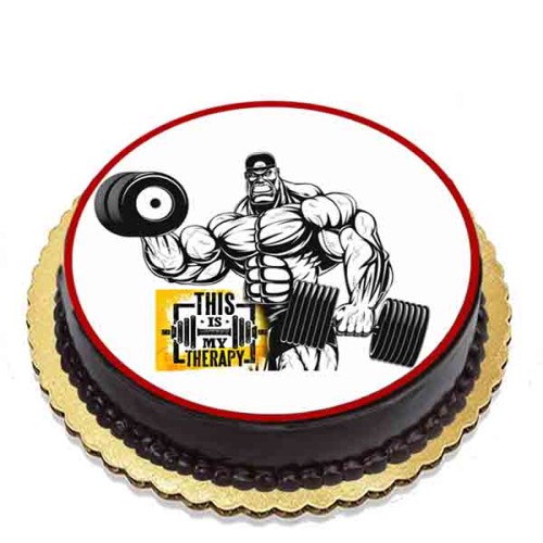 Gym Photo Cake