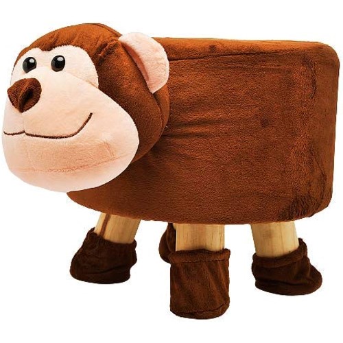 Soft Toys Stool Monkey Face
