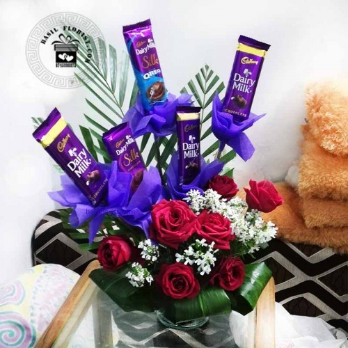 Rose Choco Arrangement